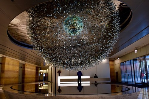 John Hancock Center's ground floor now offers its own sort of view